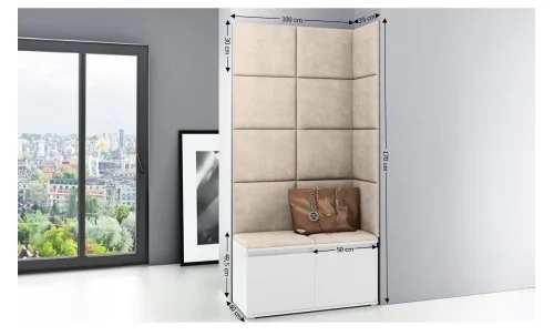 Cuier Hol Max 2, Alb/Bej - Trinity 2