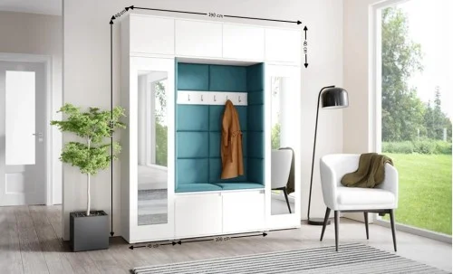 Cuier Hol Max 32, Alb/Albastru - Trinity 13