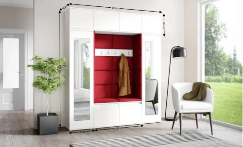 Cuier Hol Max 32, Alb/Rosu - Trinity 24