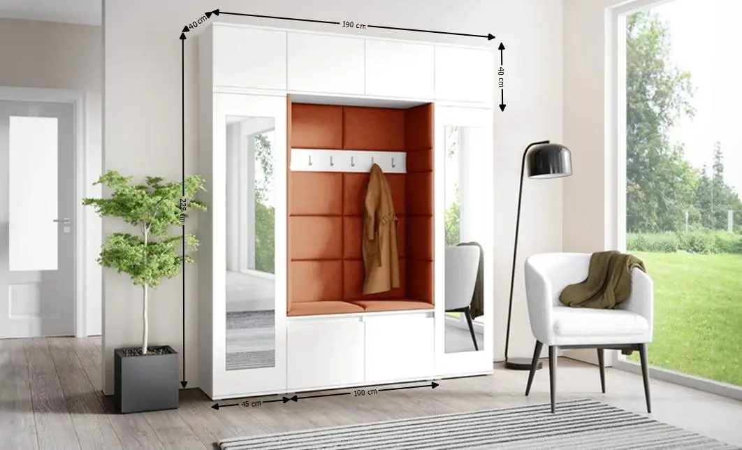 Cuier Hol Max 32, Alb/Portocaliu - Trinity 25 1