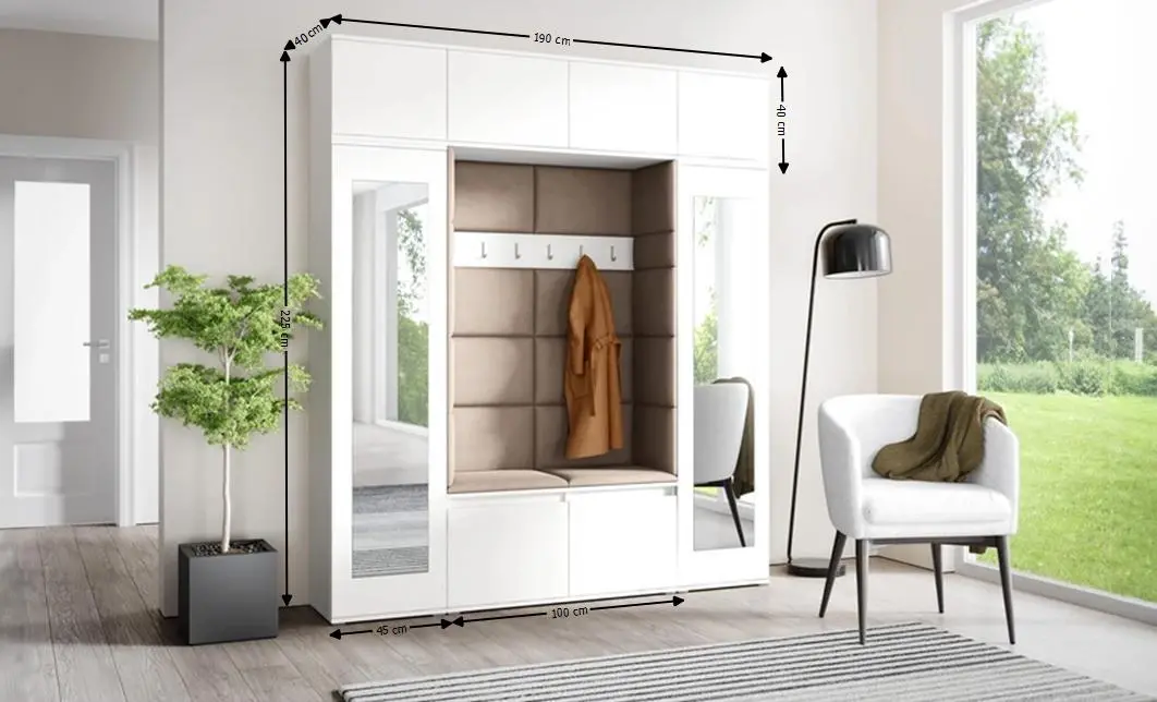 Cuier Hol Max 32, Alb/Maro - Trinity 5 1