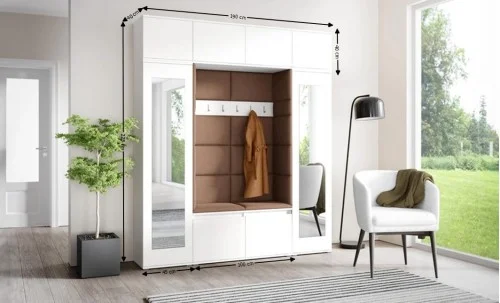 Cuier Hol Max 32, Alb/Maro - Trinity 7