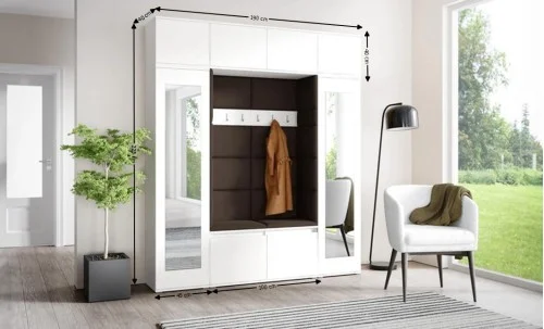 Cuier Hol Max 32, Alb/Maro - Trinity 8