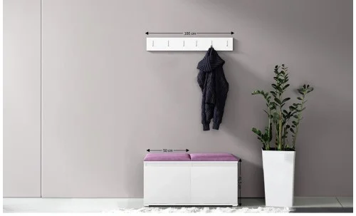 Cuier Hol Max 5, Alb/ Mov - Trinity 11