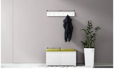 Cuier Hol Max 5, Alb/ Verde - Trinity 12