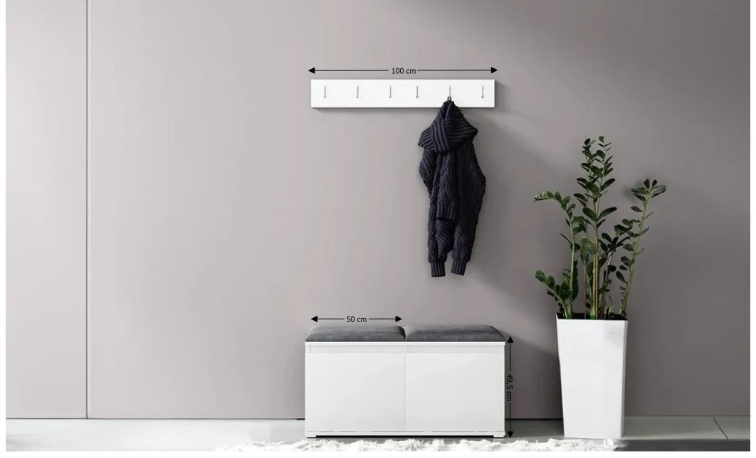 Cuier Hol Max 5, Alb/ Gri - Trinity 15 1