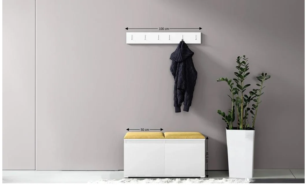 Cuier Hol Max 5, Alb/ Galben - Trinity 18 1