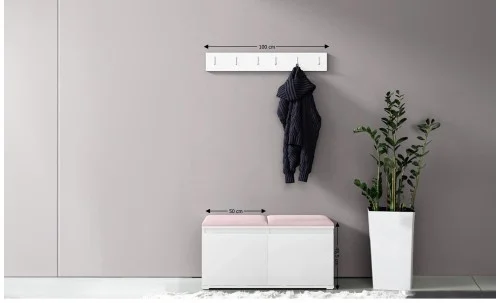 Cuier Hol Max 5, Alb/ Roz - Trinity 19