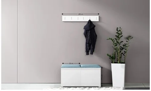 Cuier Hol Max 5, Alb/ Albastru - Trinity 22