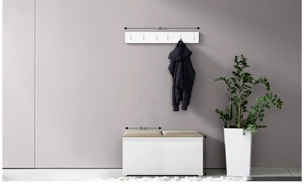 Cuier Hol Max 5, Alb/ Bej - Trinity 3 1