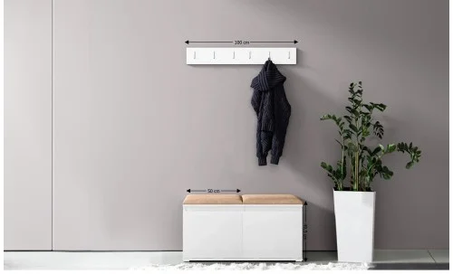 Cuier Hol Max 5, Alb/ Maro - Trinity 5