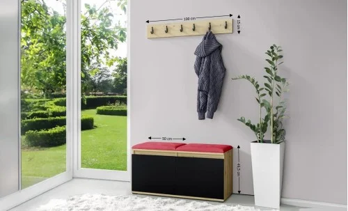 Cuier Hol Max 5, Artisan/ Rosu - Trinity 9