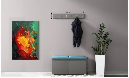 Cuier Hol Max 5, Grafit/ Albastru - Trinity 13