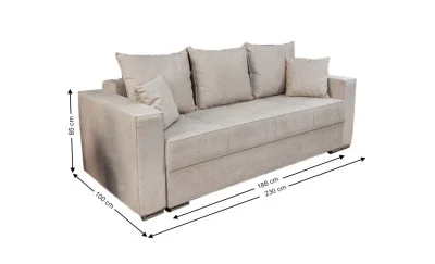 Canapea Extensibilă Claudia Bonell Mini Velvet 4