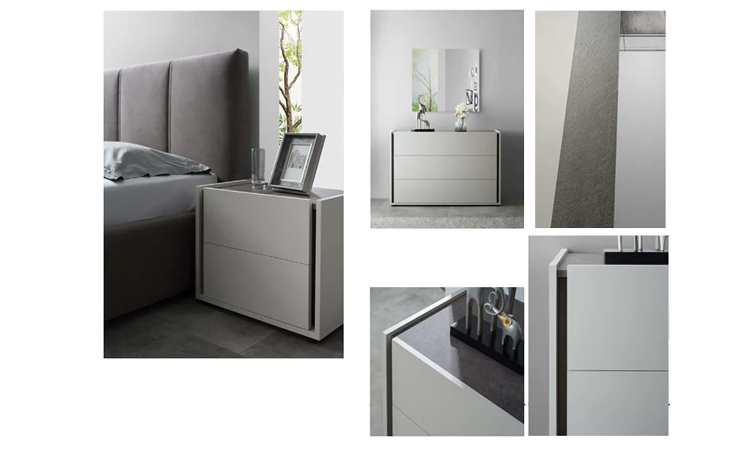 Dormitor Modern Ilaria cu Dulap 6 Uși  2