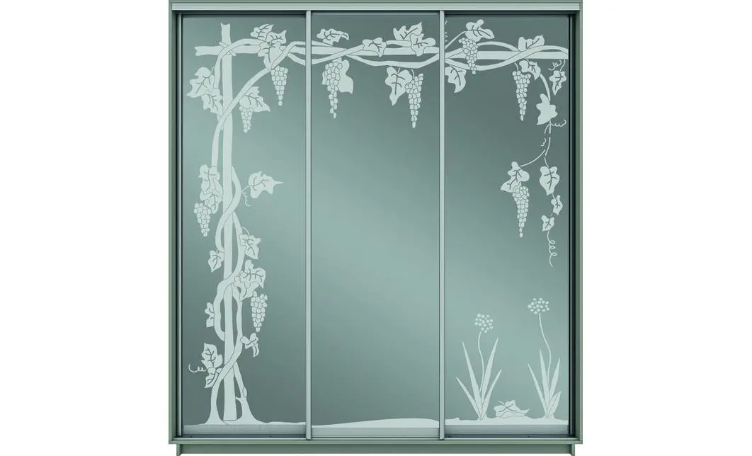 Dulap Oglinda Sablata 3 Usi CT771, L190 X H220 X A45