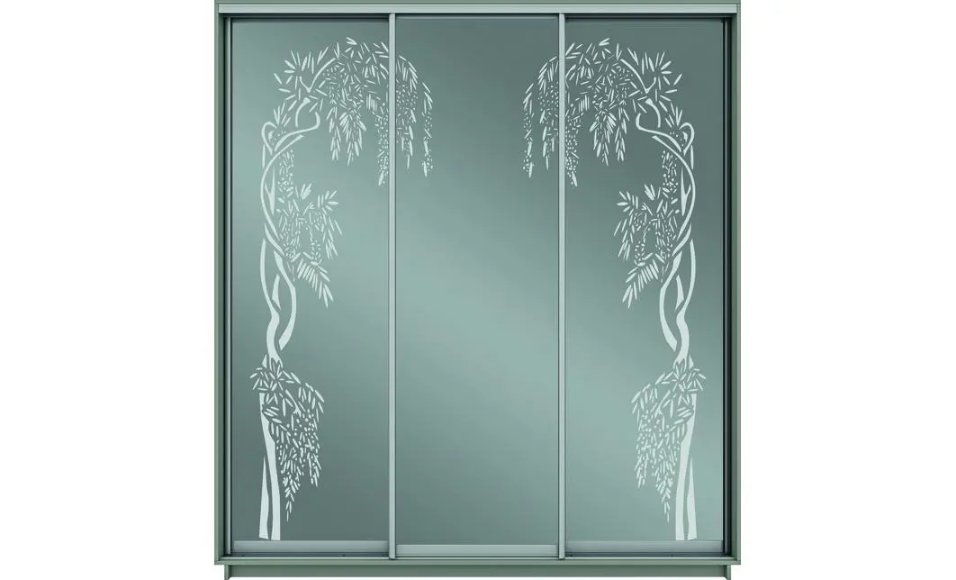 Dulap Oglinda Sablata 3 Usi CT772, L190 X H220 X A45