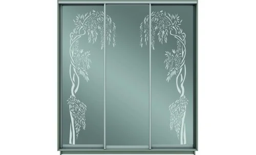 Dulap Oglinda Sablata 3 Usi CT772, L190 X H220 X A45