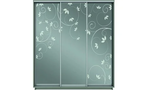 Dulap Oglinda Sablata 3 Usi CT775, L190 X H220 X A45