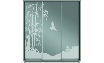 Dulap Oglinda Sablata 3 Usi CT780, L190 X H220 X A45