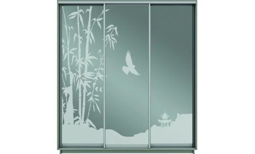 Dulap Oglinda Sablata 3 Usi CT780, L190 X H220 X A45