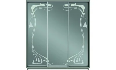 Dulap Oglinda Sablata 3 Usi CT782, L190 X H220 X A45