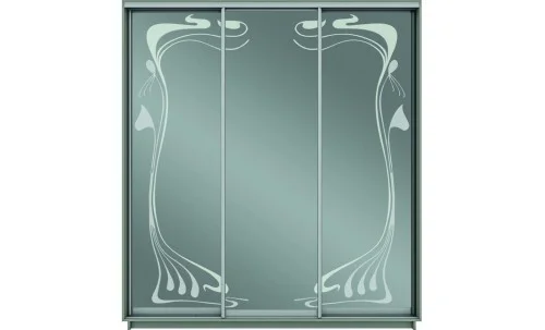 Dulap Oglinda Sablata 3 Usi CT782, L190 X H220 X A45