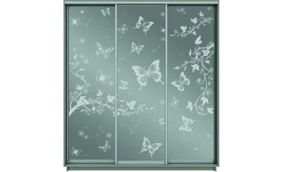 Dulap Oglinda Sablata 3 Usi CT789, L190 X H220 X A45