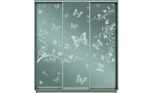 Dulap Oglinda Sablata 3 Usi CT789, L190 X H220 X A45