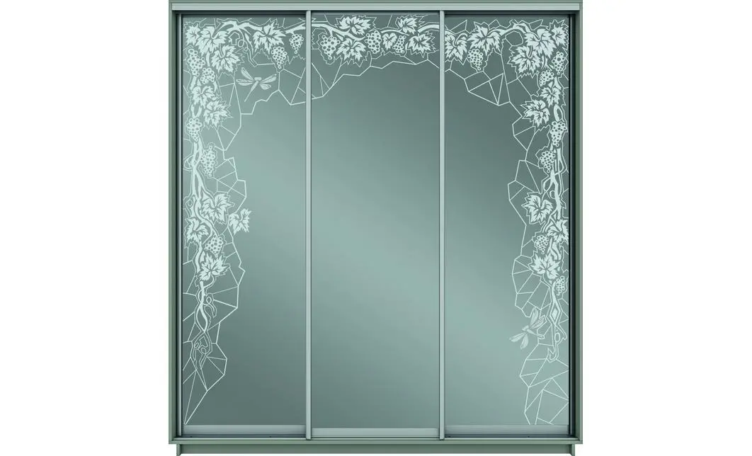 Dulap Oglinda Sablata 3 Usi CT792, L190 X H220 X A45