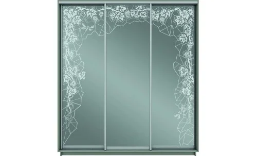 Dulap Oglinda Sablata 3 Usi CT792, L190 X H220 X A45