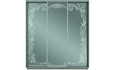 Dulap Oglinda Sablata 3 Usi CT793, L190 X H220 X A45