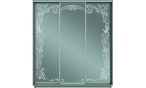 Dulap Oglinda Sablata 3 Usi CT793, L190 X H220 X A45