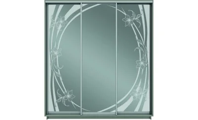 Dulap Oglinda Sablata 3 Usi CT797, L190 X H220 X A45