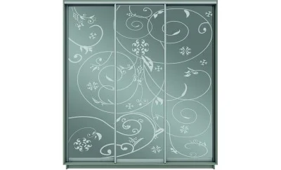 Dulap Oglinda Sablata 3 Usi СТ804, L190 X H220 X A45