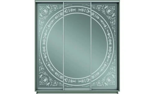 Dulap Oglinda Sablata 3 Usi СТ 963, L190 X H220 X A45