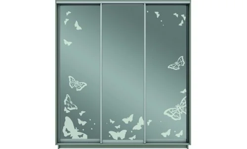 Dulap Oglinda Sablata 3 Usi СТ901, L190 X H220 X A45