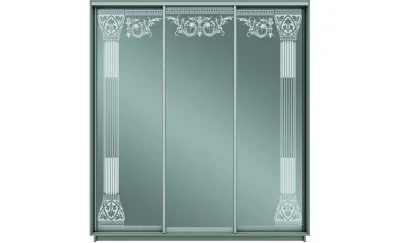 Dulap Oglinda Sablata 3 Usi СТ903, L190 X H220 X A45