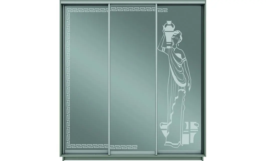 Dulap Oglinda Sablata 3 Usi СТ904, L190 X H220 X A45