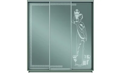 Dulap Oglinda Sablata 3 Usi СТ904, L190 X H220 X A45