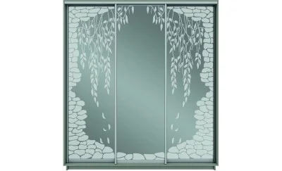 Dulap Oglinda Sablata 3 Usi СТ910, L190 X H220 X A45