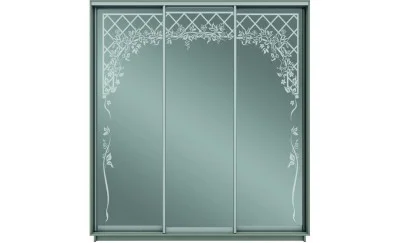 Dulap Oglinda Sablata 3 Usi СТ913, L190 X H220 X A45