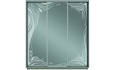 Dulap Oglinda Sablata 3 Usi СТ919, L190 X H220 X A45