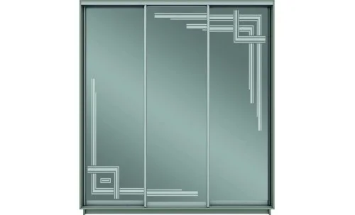 Dulap Oglinda Sablata 3 Usi СТ928, L190 X H220 X A45