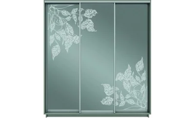 Dulap Oglinda Sablata 3 Usi СТ929, L190 X H220 X A45