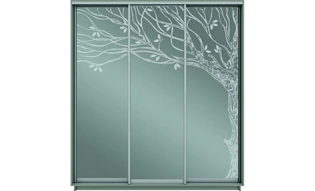 Dulap Oglinda Sablata 3 Usi СТ931, L190 X H220 X A45