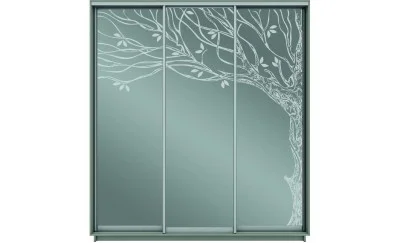 Dulap Oglinda Sablata 3 Usi СТ931, L190 X H220 X A45