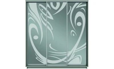 Dulap Oglinda Sablata 3 Usi СТ965, L190 X H220 X A45