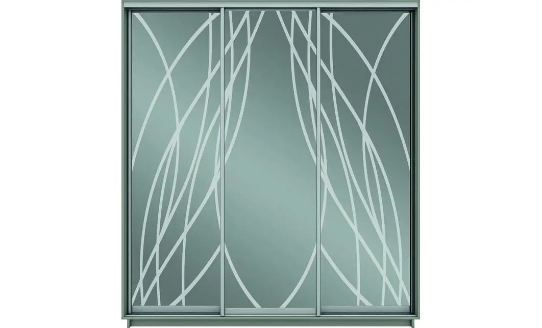 Dulap Oglinda Sablata 3 Usi СТ968, L190 X H220 X A45