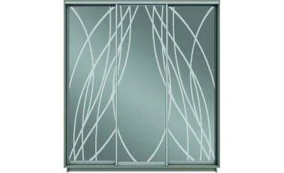 Dulap Oglinda Sablata 3 Usi СТ968, L190 X H220 X A45